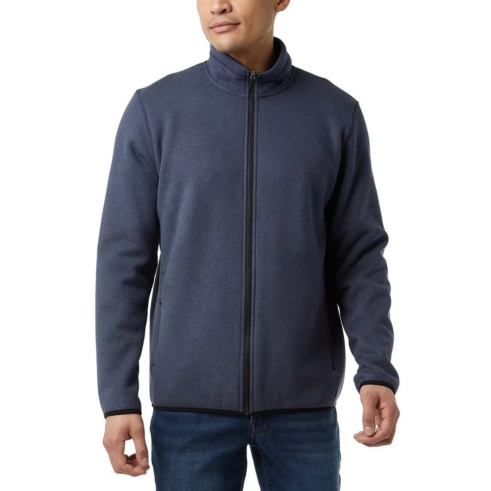 NWOT 32 Degrees t Men's XL Blue Sherpa Lined Full Zip Fleece Jacket  Polyester